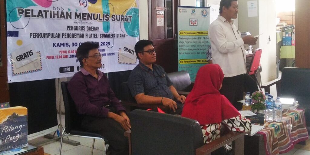 PFI Sumatera Utara, memberikan pelatihan menulis surat bagi mahasiswa PTKI Medan