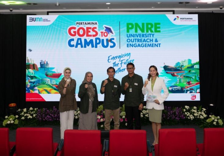 Para pembicara pada kegiatan Pertamina Goes to Campus