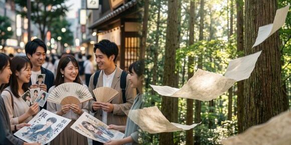 Karyawan penuh waktu berusia 20-an terlibat dalam oshikatsu

