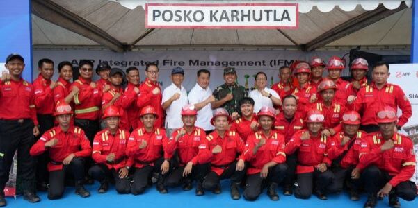 Partisipasi APP Group dalam Apel Kesiapsiagaan Penanggulangan Karhutla Nasional 2026. (Foto: dok APP Group)