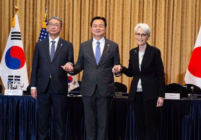AS, Korsel, dan Jepang sepakat kerja sama 