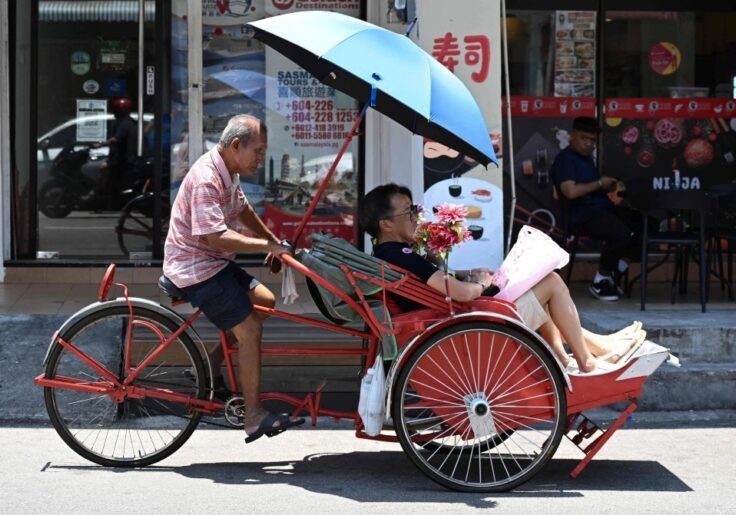 Ada lebih dari 130 becak di Penang - Malaysia