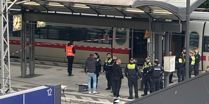 Aksi penusukan di Stasiun Hamburg
