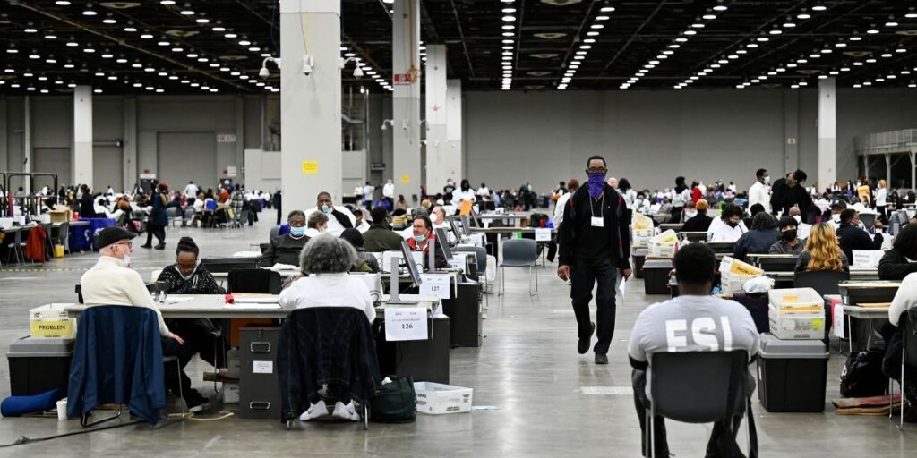 Ancaman Bom ditujukan ke Kantor Pemilihan AS