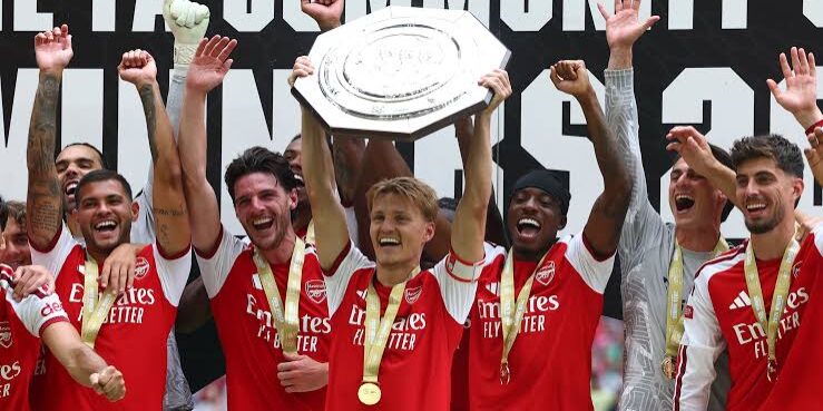 Arsenal berhasil raih Community Shield