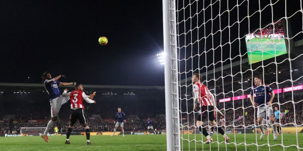 Arsenal lawan Brentford berakhir 1-1