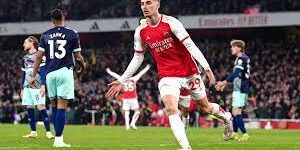 Arsenal mengalahakan Brentford 2 - 1