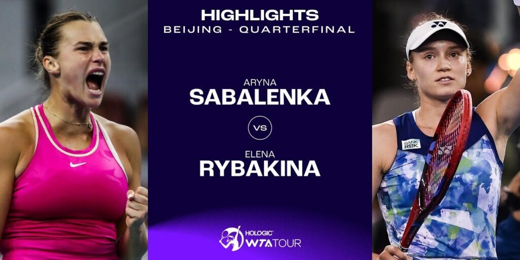 Aryna Sabalenka lawan Elena Rybakina di final