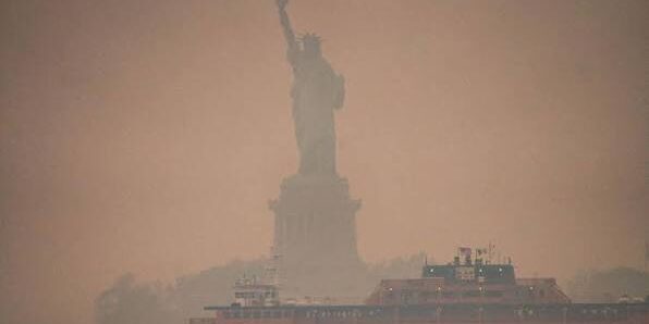 Asap Kebakaran Hutan Kanada menyelimuti kota New York