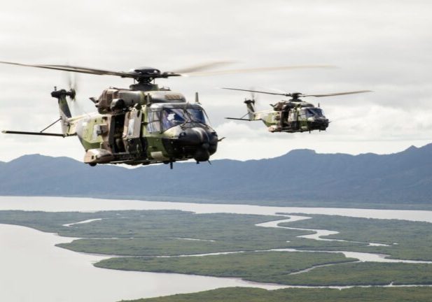 Australia Grounded Armada Helikopter Taipan