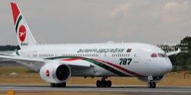 Biman Bangladesh Airlines dengan pesawat Boeing