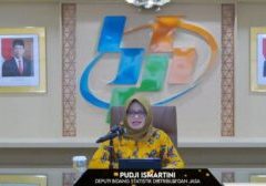 Deputi Bidang Statistik Distribusi dan Jasa BPS Pudji Ismartini 


