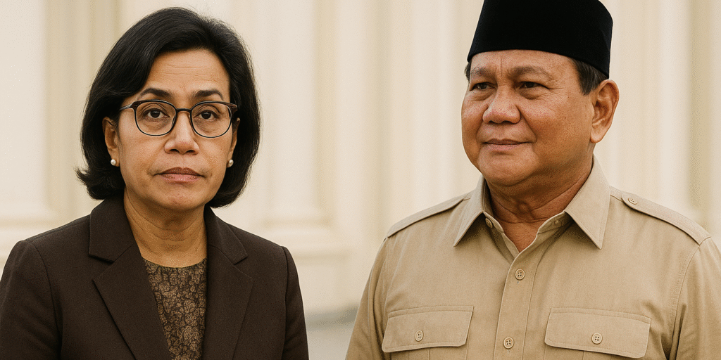 ilustrasi Presiden Prabowo Subianto, telah menetapkan Menteri Keuangan Sri Mulyani Indrawati sebagai Ketua Panitia Seleksi (Pansel)