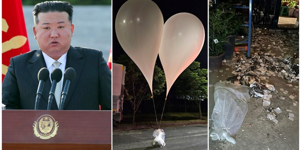 Balon Pembawa Sampah dari Korea Utara