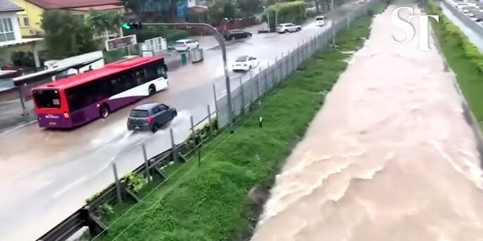 Banjir Bandang di Bukit Timah - Singapura