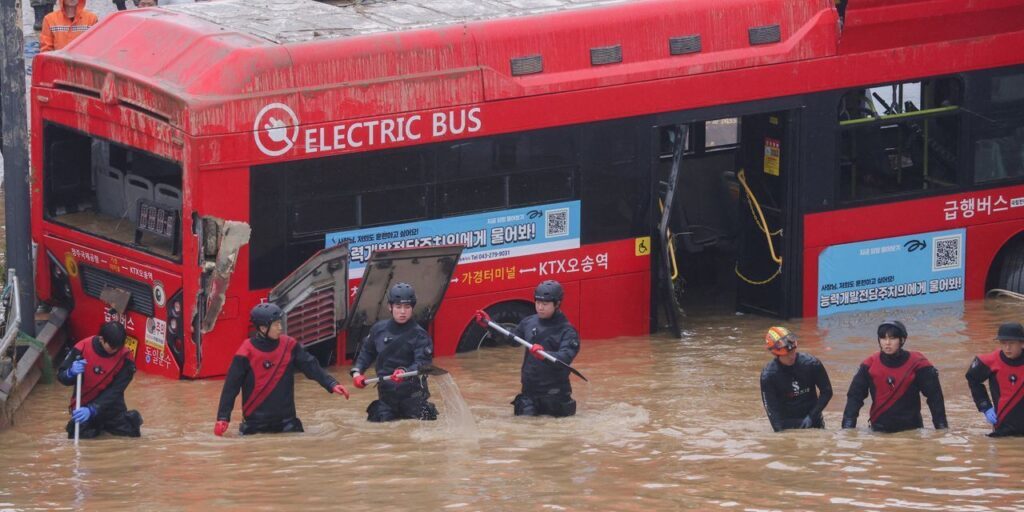 Banjir di Korea Selatan
