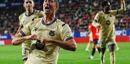 Barcelona menang dramatis lawan Osasuna