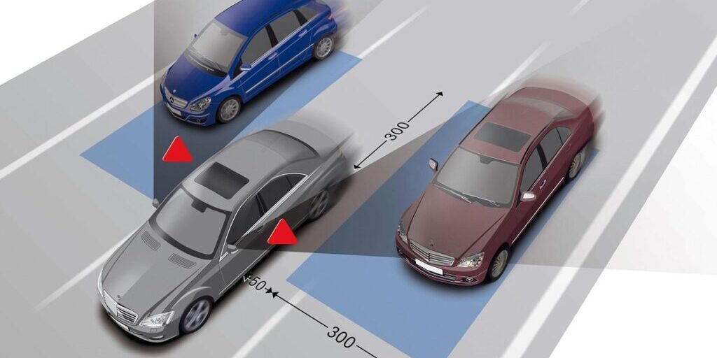 Ilustrasi area blind spot atau area buta