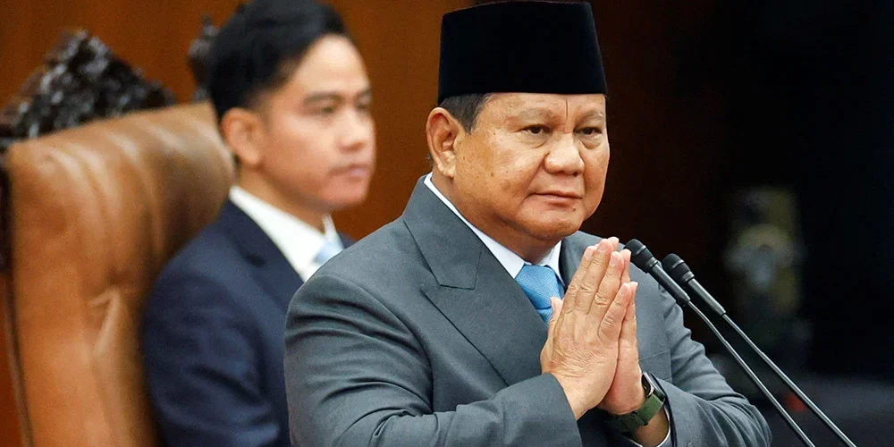 Presiden RI Prabowo Subianto memberikan pidato kenegaraan saat sidang paripurna di DPR di Jakarta, Jumat (15/8/2025).

