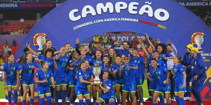 Brazil Juara Copa America Wanita
