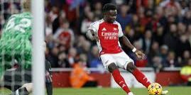 Bukayo Saka cetak ke ke 50 di Liga Primer