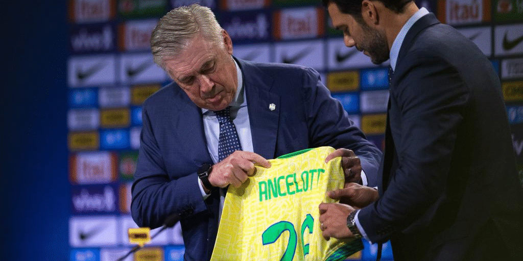 Carlo Ancelotti, pelatih baru Brazil