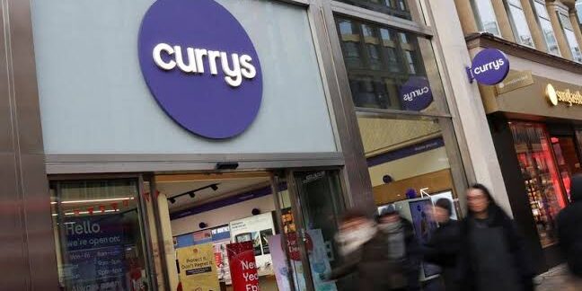 Currys, pengecer elektronik konsumen terbesar di Inggris