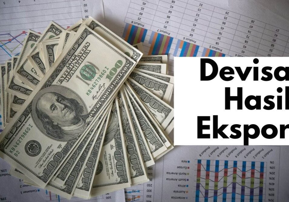 Ilustrasi devisa hasil ekspor (DHE) dalam mata uang dolar AS

