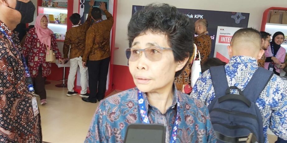 Anggota Dewas KPK Albertina Ho di Istora Senayan Jakarta. 