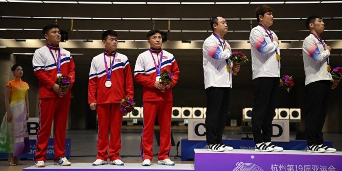 Drama Podium Korea Utara dengan Korea Selatan