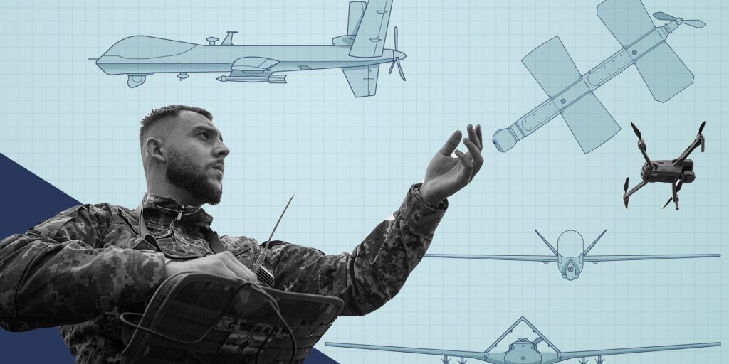 Drone Perang Berbasis AI