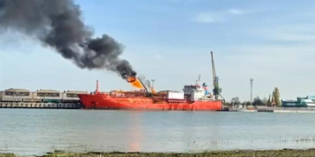 Drone Rusia Menghantam Kapal Sipil Turki