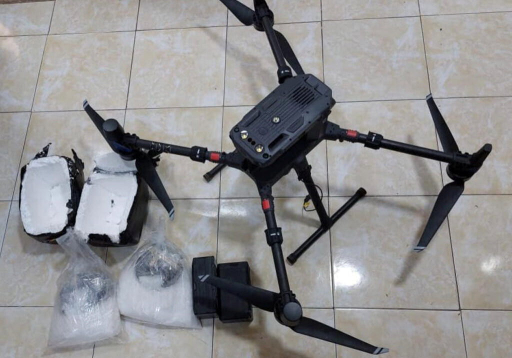 Drone yang ditembak jatuh bawa narkoba