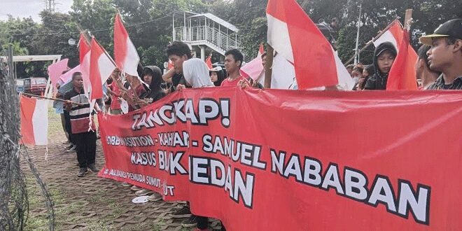 Unjukrasa di Gedung KPK pada Jumat (17/1/2025)