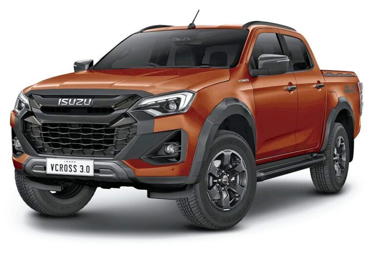 EV Isuzu D-MAX pickup truck