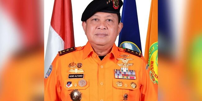 Kepala Badan Nasional Pencarian dan Pertolongan (Basarnas) Marsekal Madya (Marsdya) TNI Henri Alfiandi (HA)
