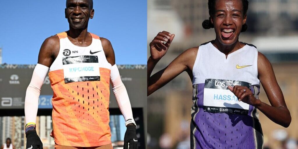 Eliud Kipchoge dan Sifan Hassan