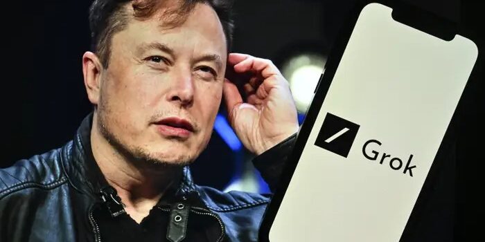 Elon Musk dengan xAI Grok