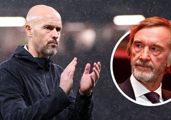 Erik Ten Hag (inzet) Jim Ratcliffe-Manchester United