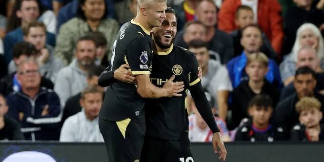 Erling Haaland dan Rayan Cherki masing-masing cetak dua gol