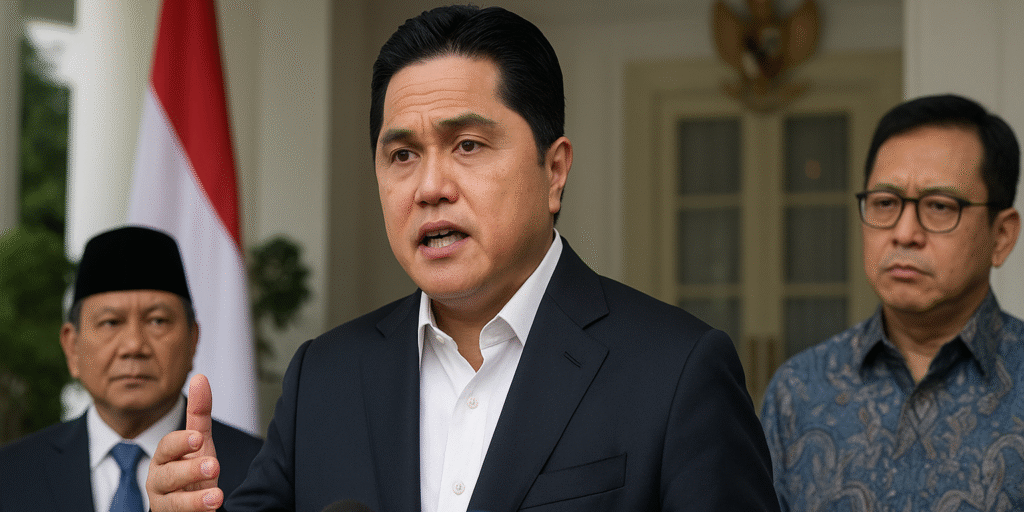 Ilustrasi Menteri Badan Usaha Milik Negara (BUMN), Erick Thohir