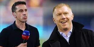 Ex.pemain MU Gary Nevllle dan Paul Scholes