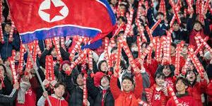 Fans Sepak Bola Korea Utara