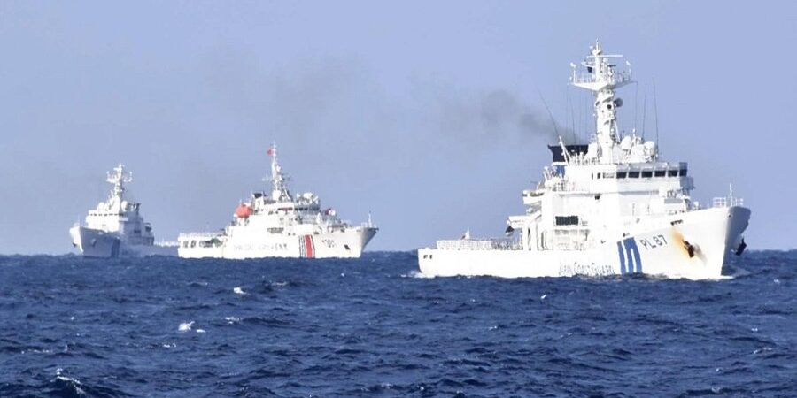 Formasi Kapal Penjaga Pantai China