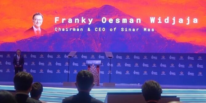 Chairman & CEO of Sinar Mas, Franky Oesman Widjaja