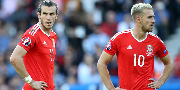 Gareth Bale dan Aaron Ramsey dari Wales