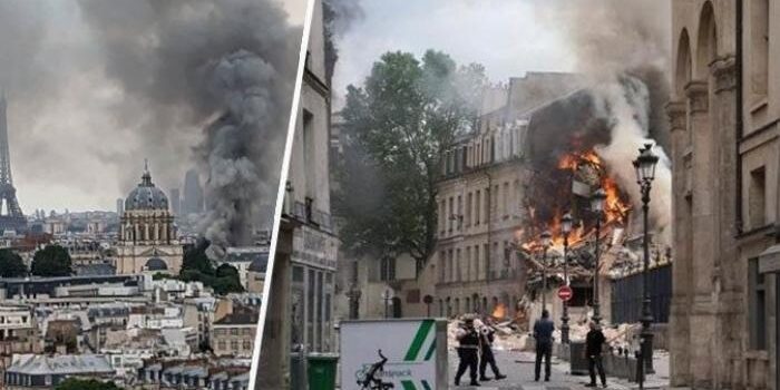 Gedung runtuh di Paris