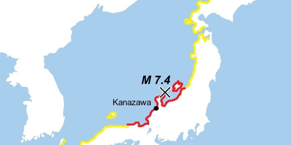 Gempa 7,4 Magnitudo di Lepas Pantai Jepang