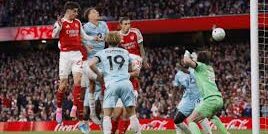 Gol Arsenal ke gawang Burnley