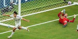 Gonzalo Garcia dari Real Madrid cetak gol kemenangan